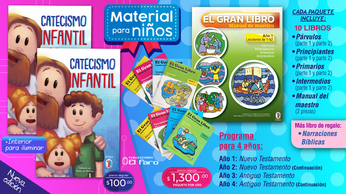 Publicaciones El Faro Catecismo Infantil