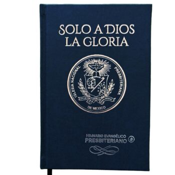 Himnario Solo a Dios la Gloria Pasta Dura Azul